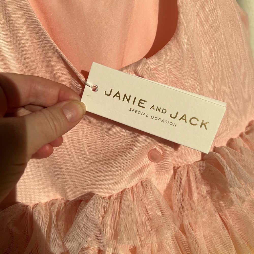 Pink and Rainbow Ruffle Dress - Picture 3 of 6